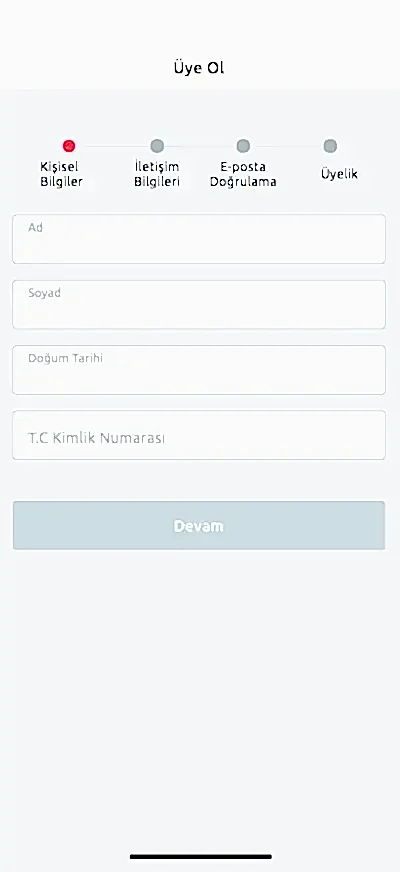 TAMAMEN ONLINE <span>HIZLICA ÜYE OL</span>